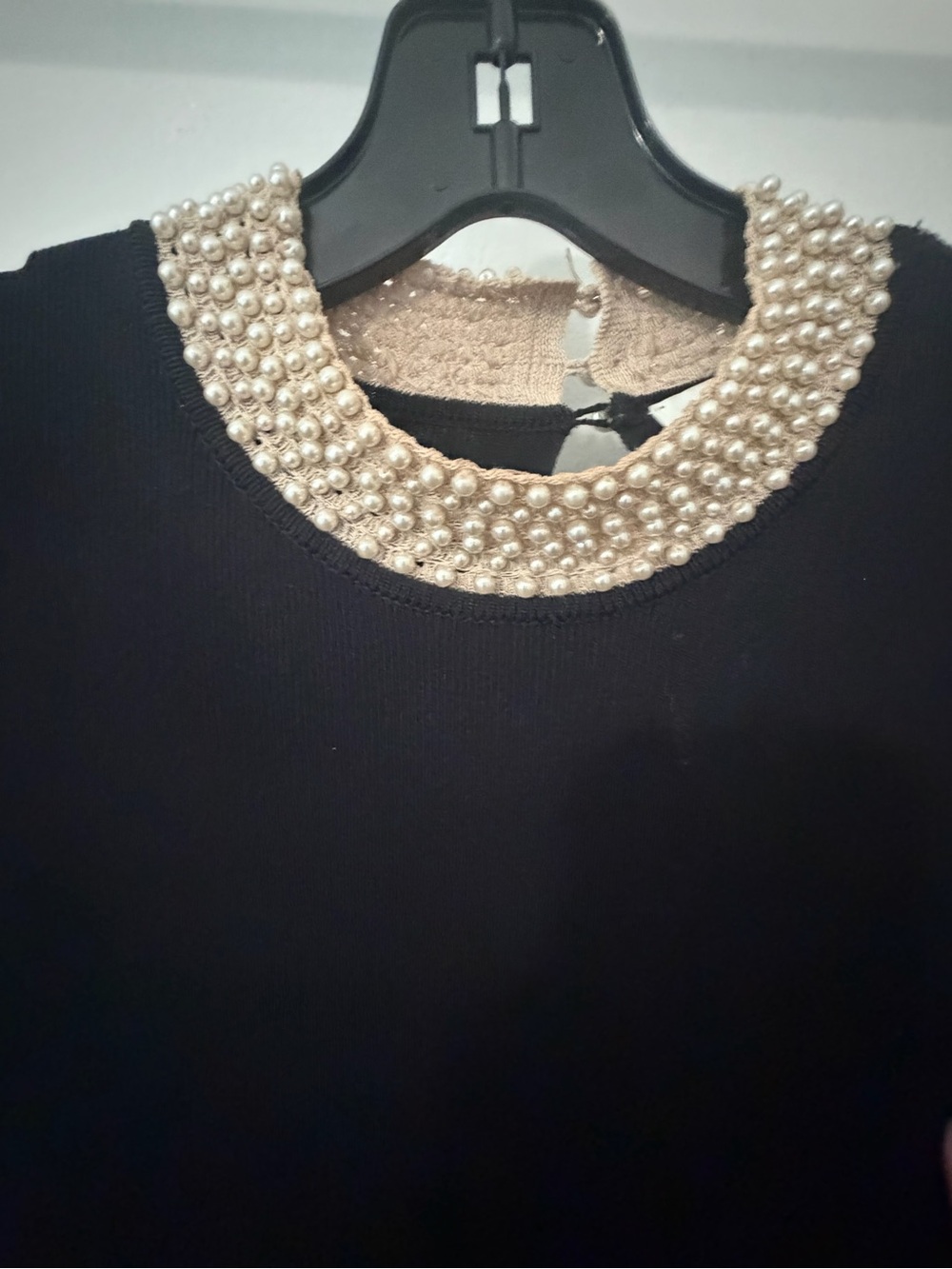 Sandro Pearl-Cluster Collar Necklace - Cream